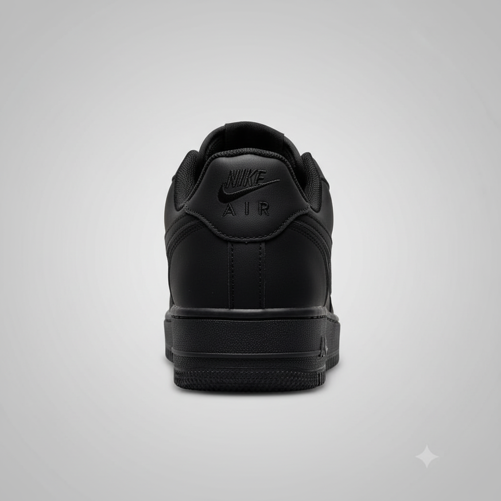 Black AF1 Rear