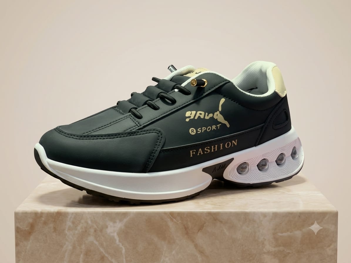 Dark Green R Sport Fashion Sneaker - Original