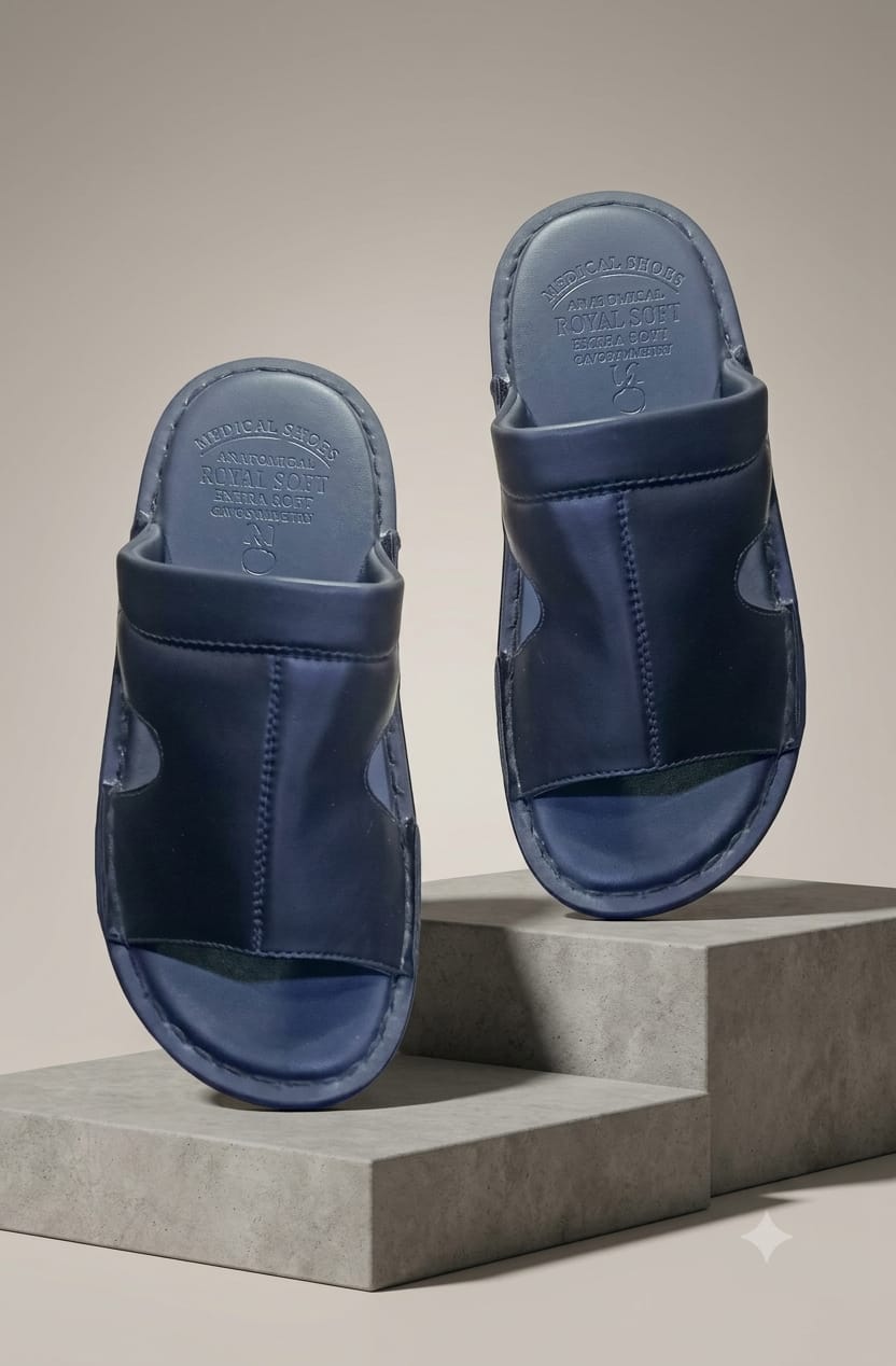 Navy Blue Royal Soft Medical Sandals