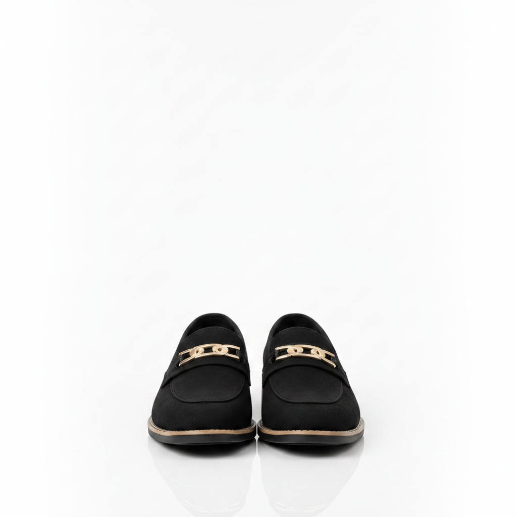 Black Suede Front