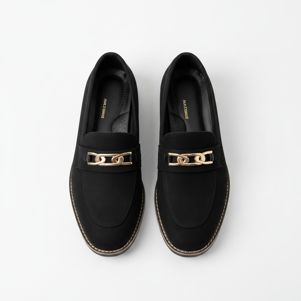 Black Suede Top