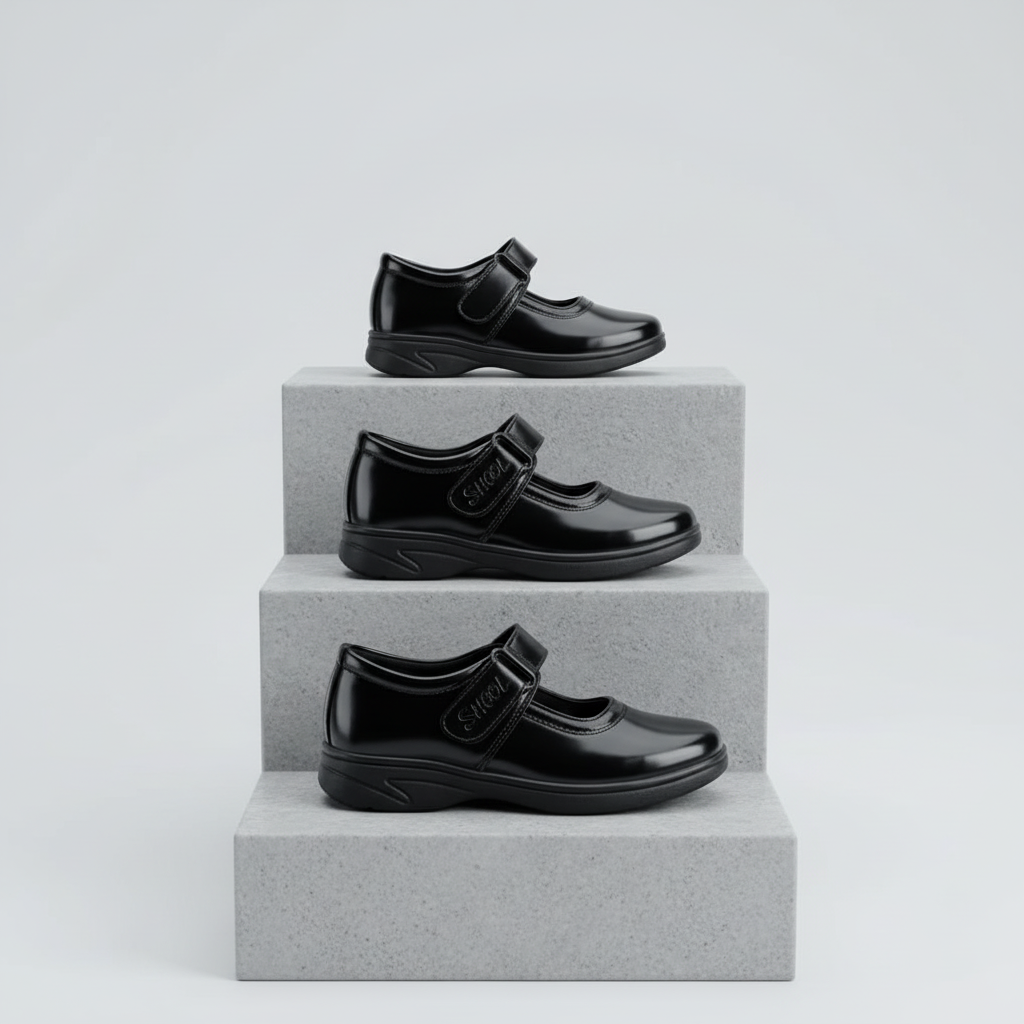 Girls School Shoes - Front