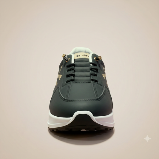 Dark Green R Sport Fashion Sneaker - Front View