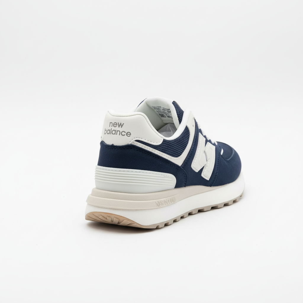 Art 8622 Navy Blue Sneaker - Rear View
