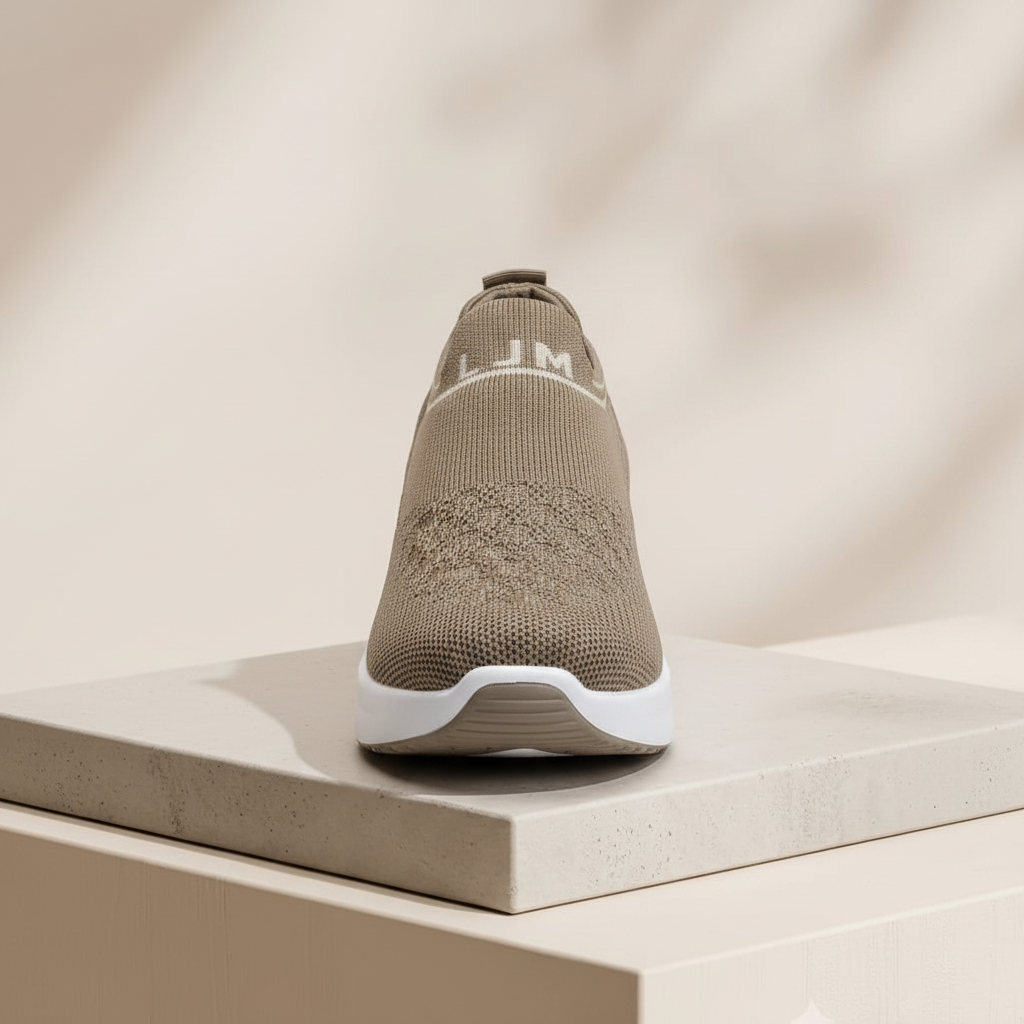 Khaki Slip-on - Front View