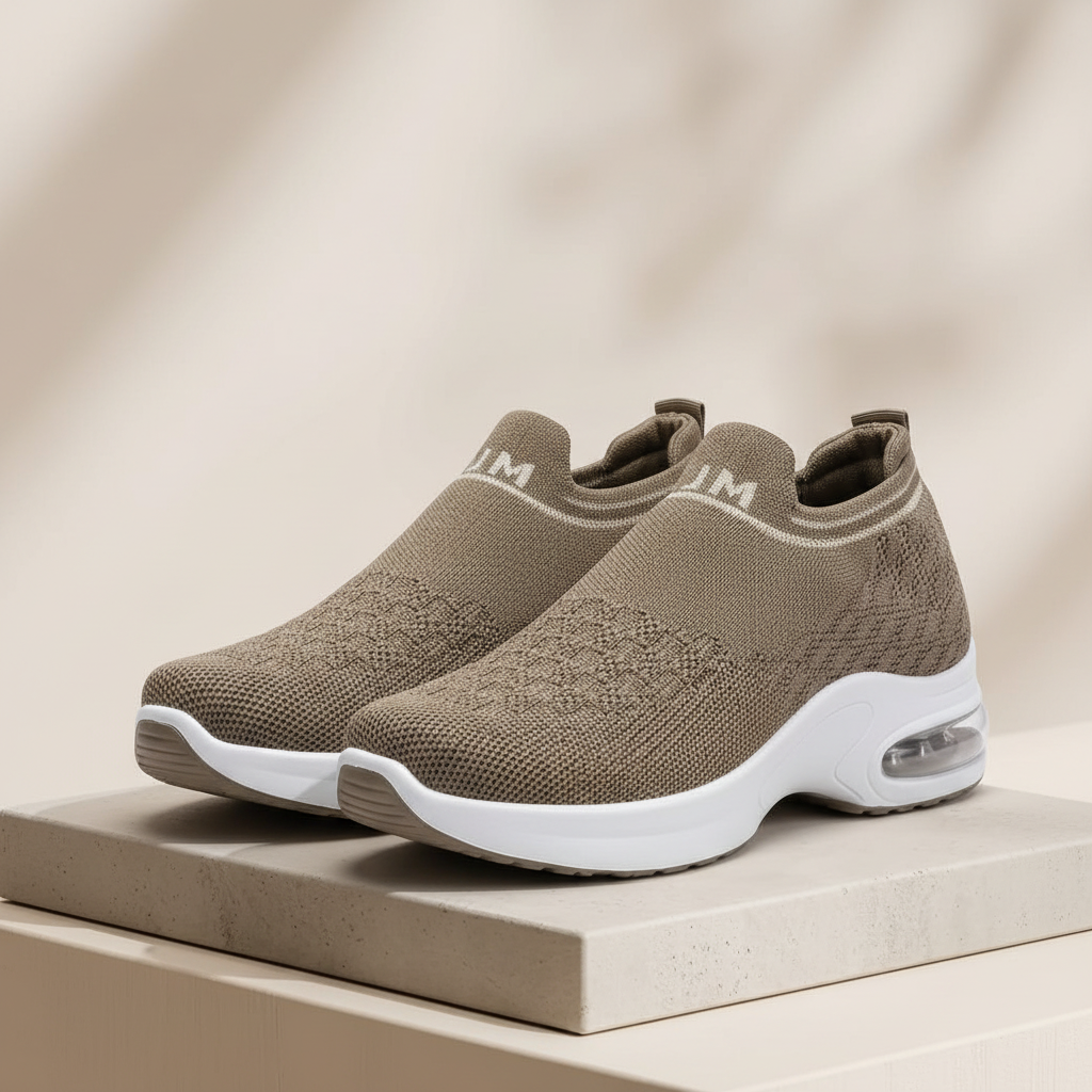 Khaki Slip-on - Side View