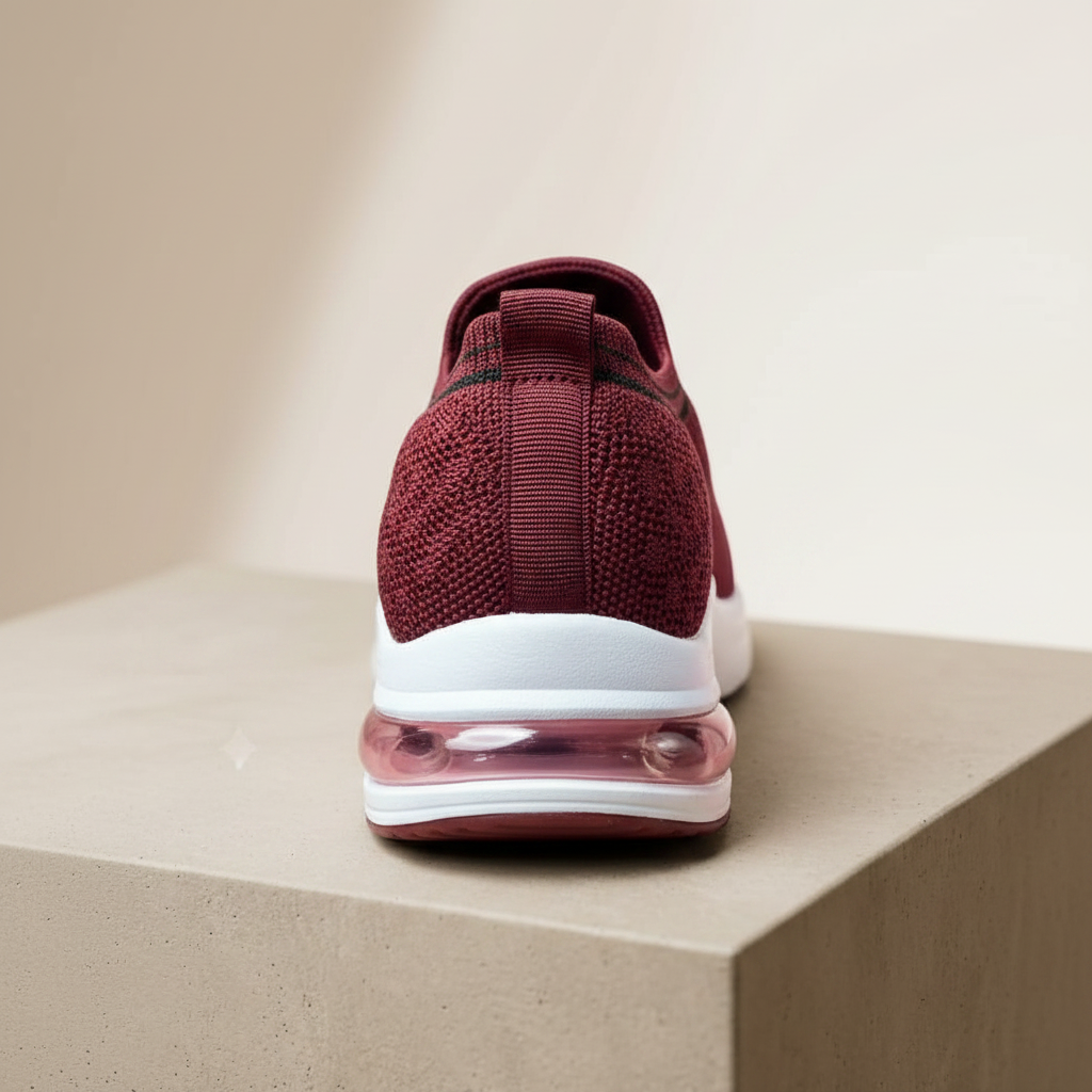 Maroon Slip-on - Back View