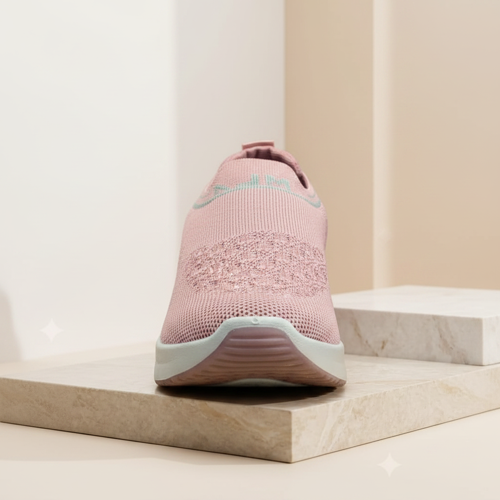 Pink Knit - Front View