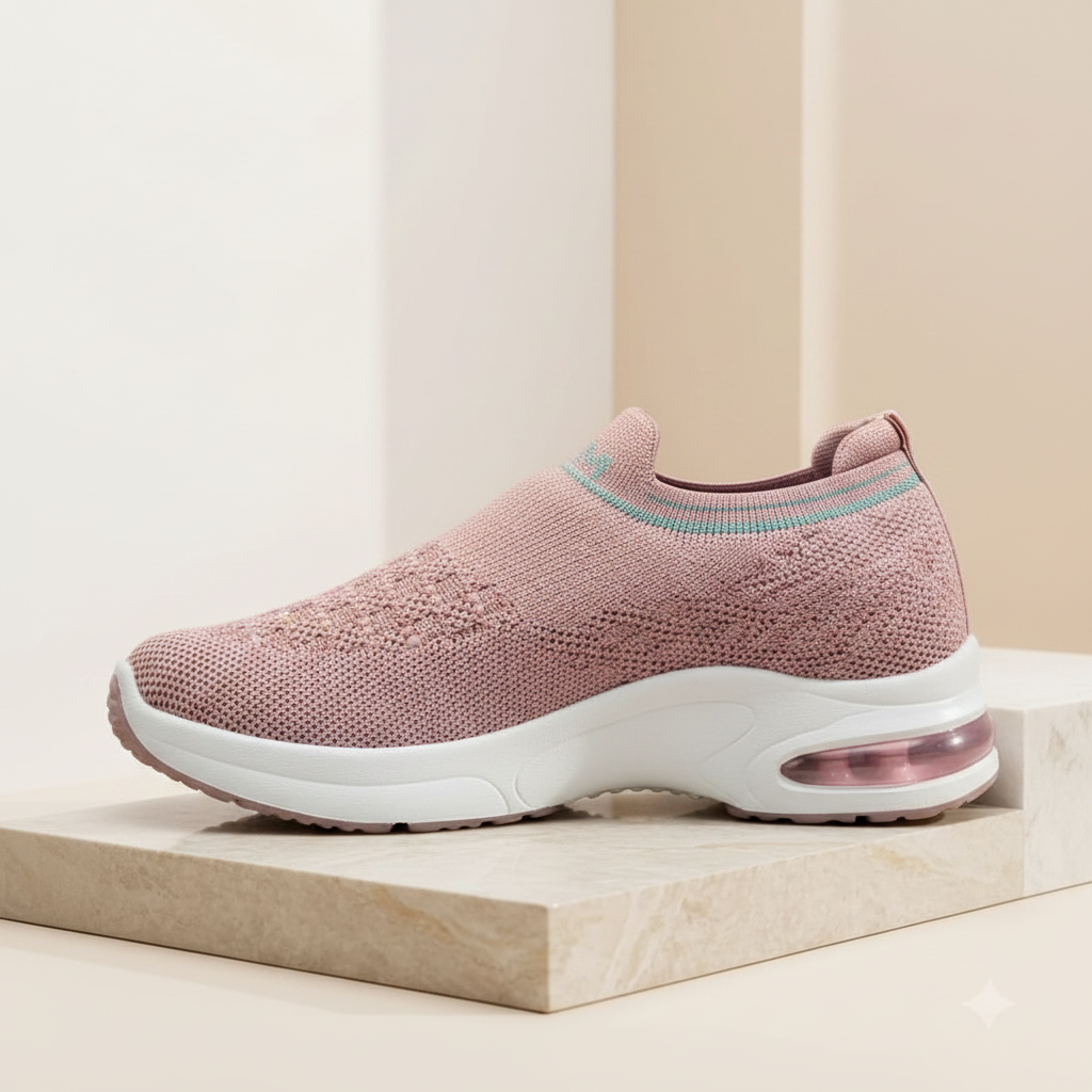 Pink Knit - Side View