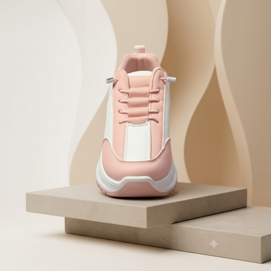 Pink Sneaker - Front View